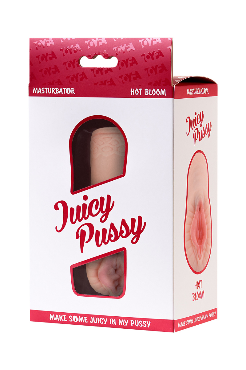 Мастурбатор реалистичный TOYFA Juicy Pussy Hot Bloom, вагина, TPR, телесный, 15 см в магазине ESEXTOYS
