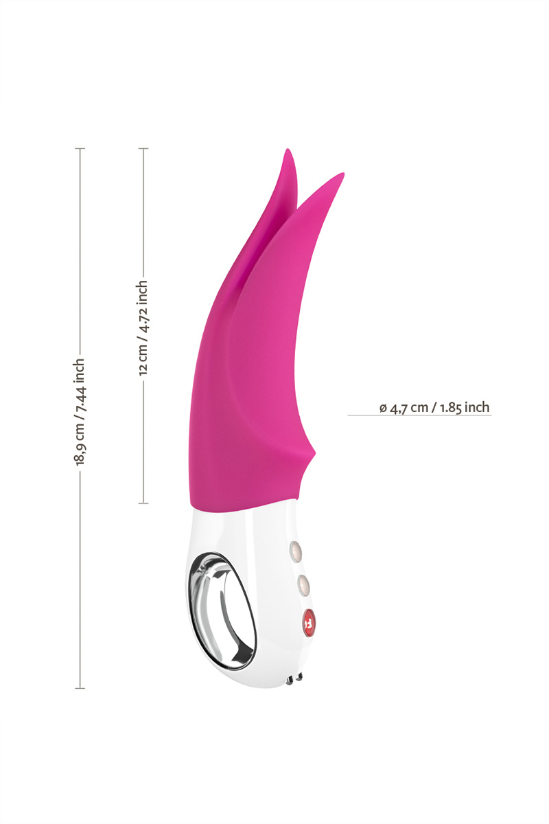 Вибратор Fun Factory VOLTA, силикон, розовый, 18,9 см в магазине ESEXTOYS