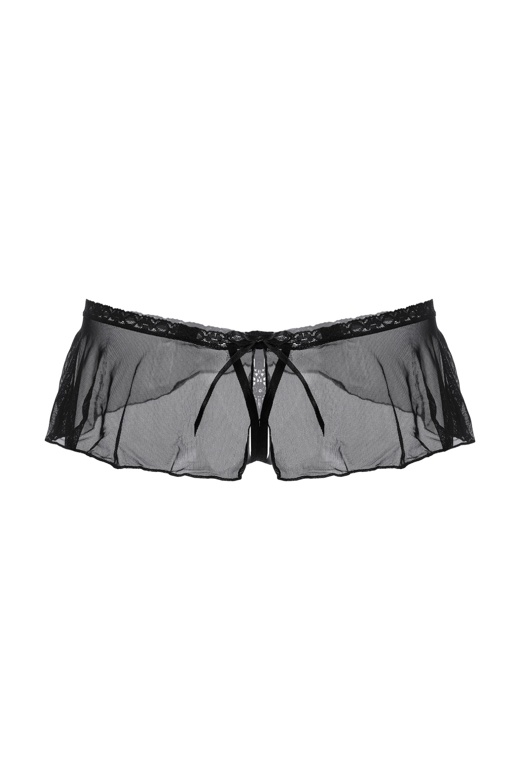Стринги с юбочкой SoftLine Collection, черный, M/L в магазине ESEXTOYS