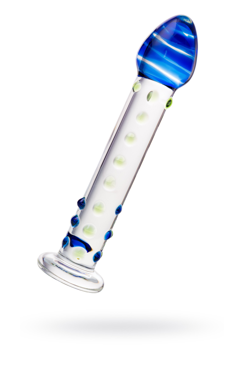 Нереалистичный фаллоимитатор Sexus Glass, стекло, прозрачный, 18 см в магазине ESEXTOYS