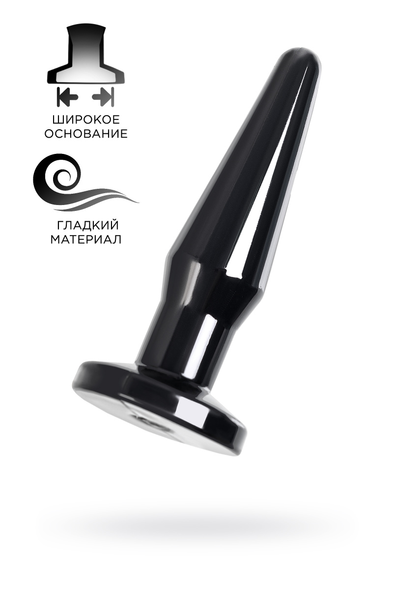 Анальная втулка TOYFA POPO Pleasure Gemini α, TPE, черная, 12,1 см в магазине ESEXTOYS