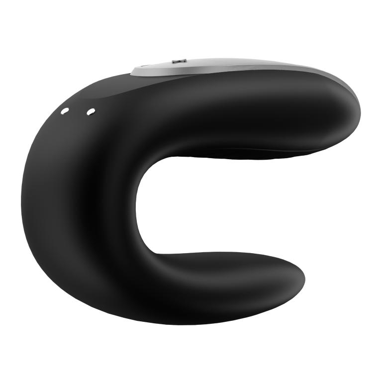 Парный вибратор Satisfyer Double Fun с возможностью управления через пульт и приложение (черный) в магазине ESEXTOYS