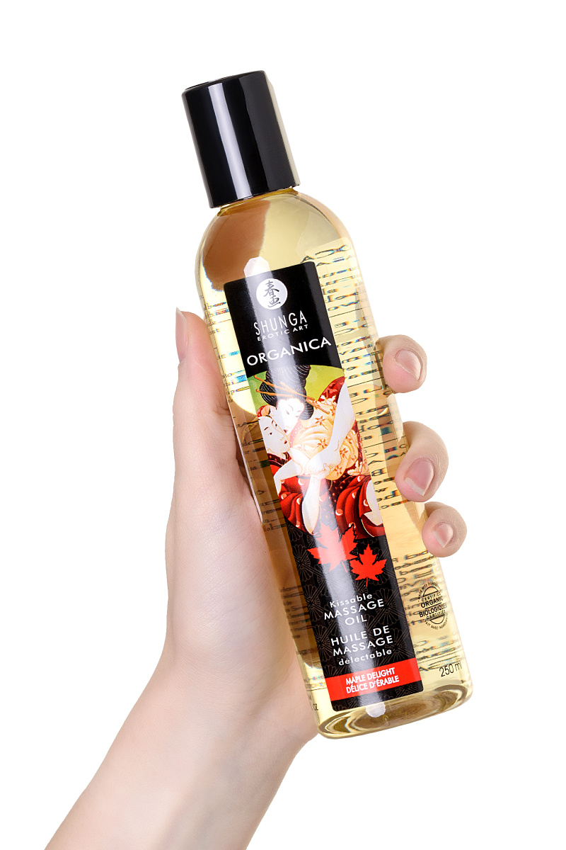 Масло для массажа Shunga Organica Maple Delight, возбуждающее, 240 мл в магазине ESEXTOYS