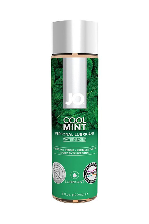 Вкусовой лубрикант "Мята" / JO Flavored Cool Mint H2O 4 oz - 120 мл. в магазине ESEXTOYS