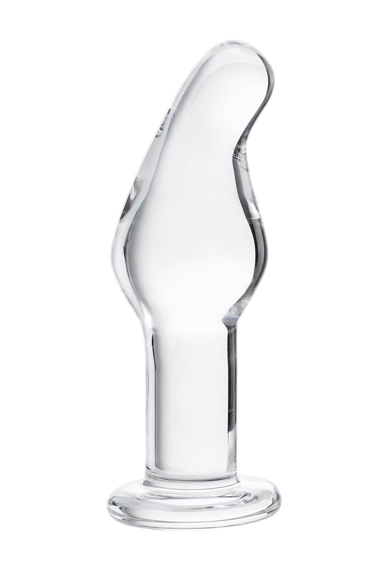 Анальная втулка Sexus Glass, стекло, прозрачная, 14,5 см, Ø 4 см в магазине ESEXTOYS