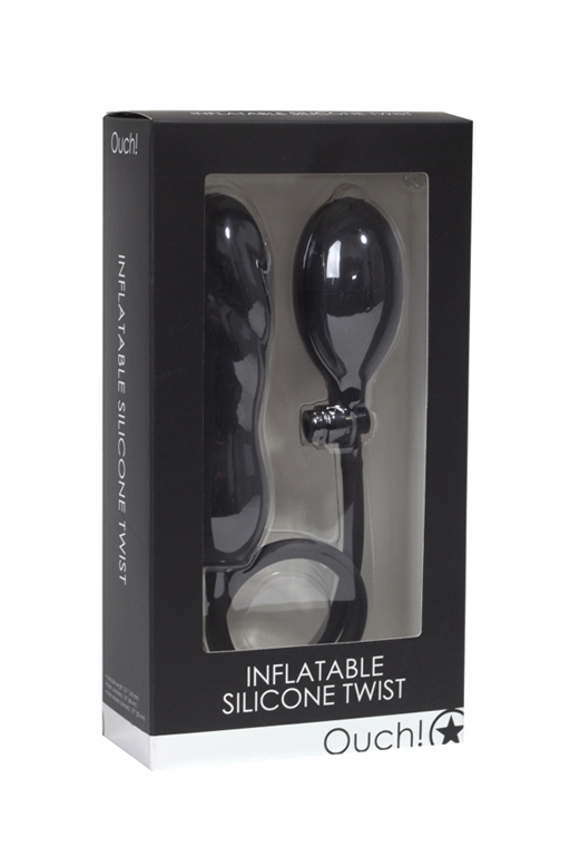 Фаллоимитатор с грушей Inflatable Silicone Twist в магазине ESEXTOYS