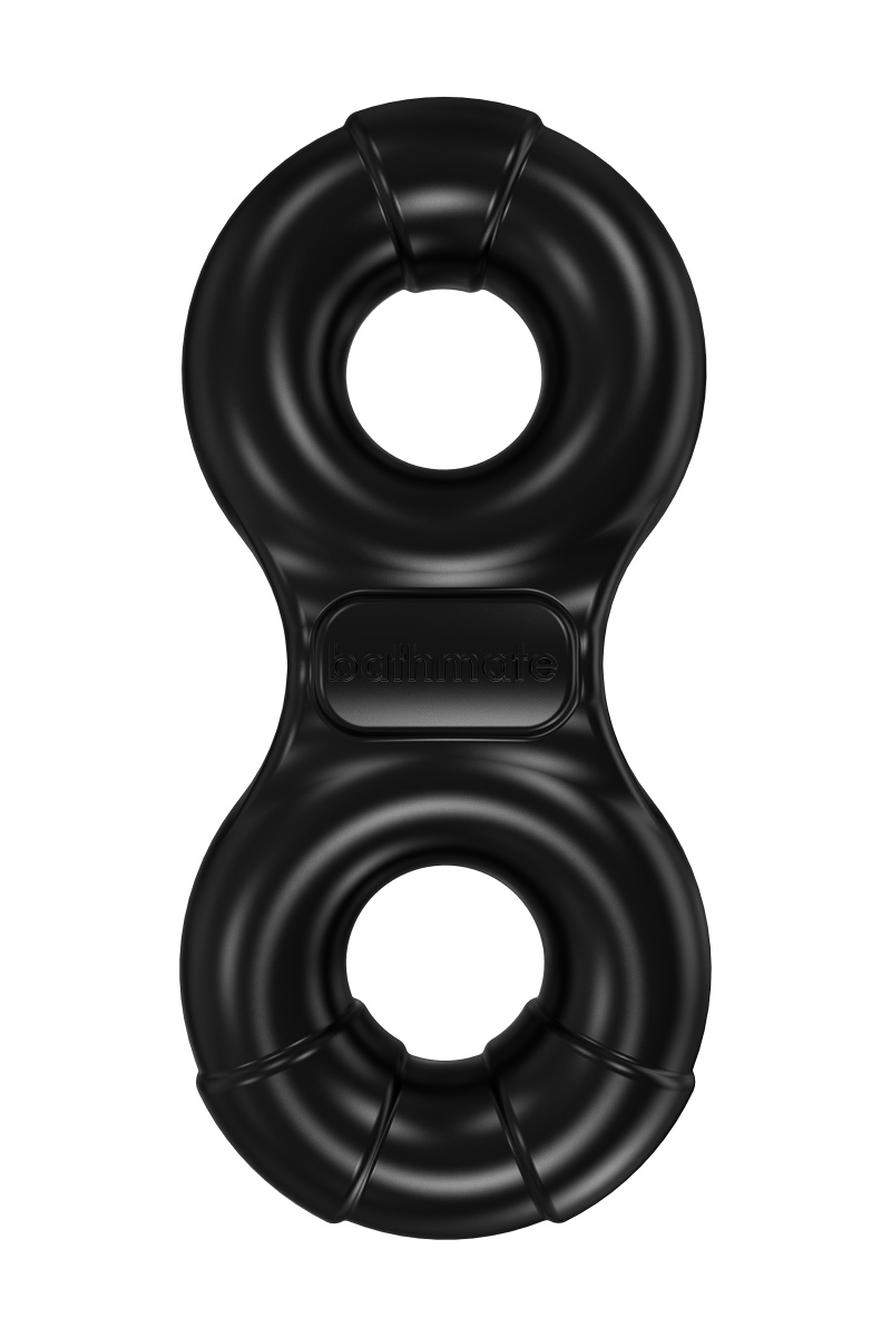 Виброкольцо на пенис Bathmate Eight, elastomex, черное, Ø4-5 см в магазине ESEXTOYS