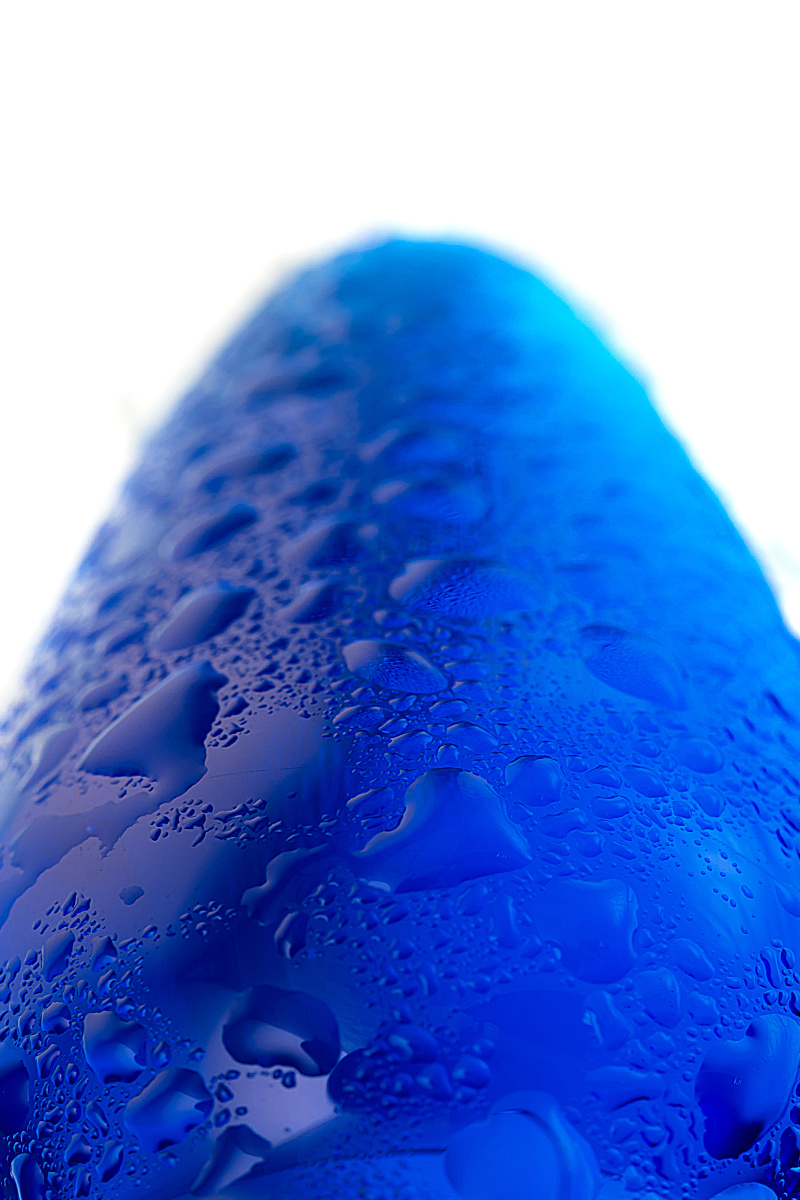 Анальная втулка Sexus Glass, стекло, синяя, 14 см, Ø 3,5 см в магазине ESEXTOYS
