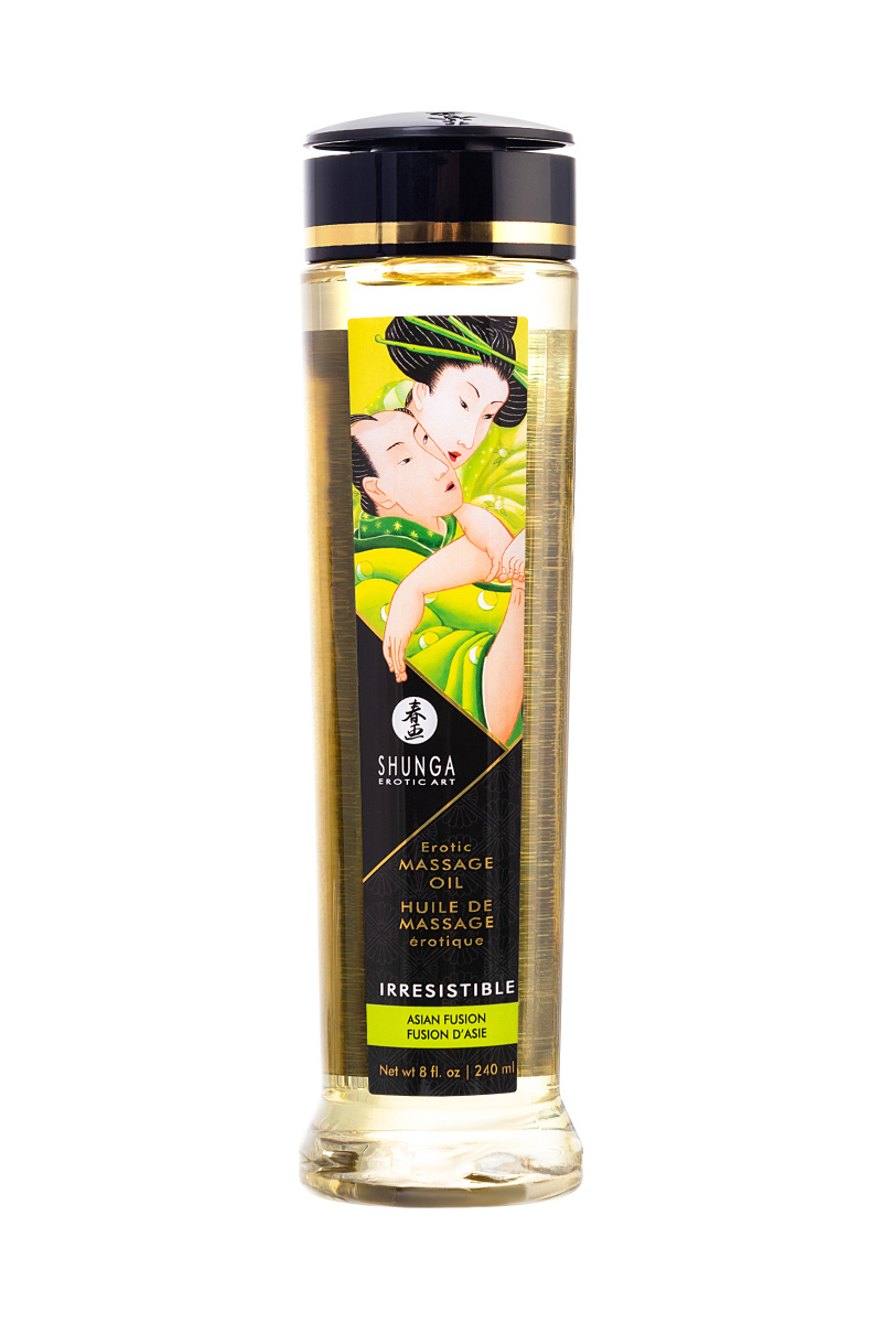 Масло для массажа Shunga Irresistible «Asian Fusion», возбуждающее, 240 мл в магазине ESEXTOYS