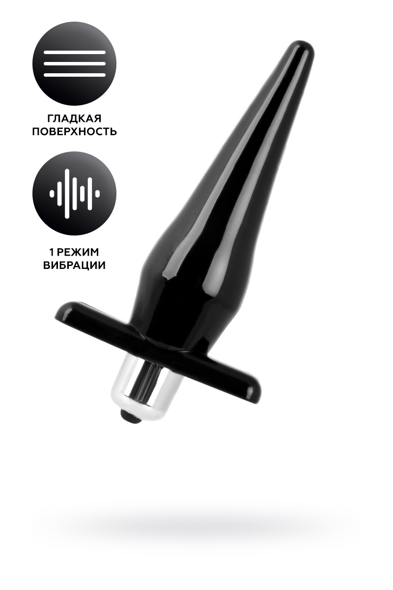 Анальная втулка Black & Red by TOYFA, TPE, черная, 12,7 см, Ø 3 см в магазине ESEXTOYS