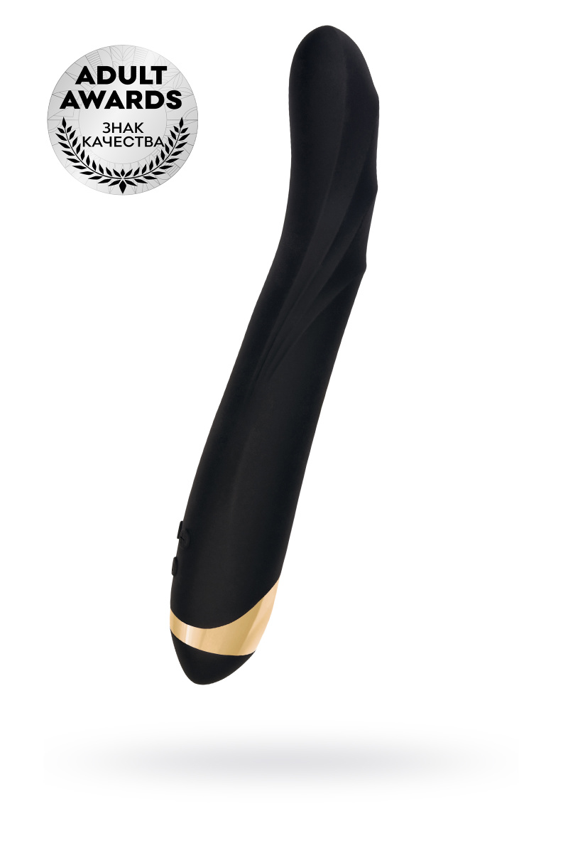 Нереалистичный вибратор WANAME D-SPLASH Tornado, силикон, черный, 25 см в магазине ESEXTOYS