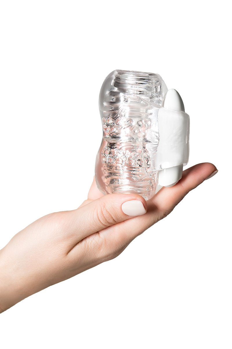 Мастурбатор нереалистичный Lingam by TOYFA  Khani, TPE, прозрачный, 9 см в магазине ESEXTOYS
