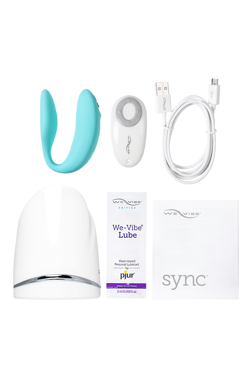 Вибратор WE-VIBE Sync силикон, мятный, 7,5 см в магазине ESEXTOYS