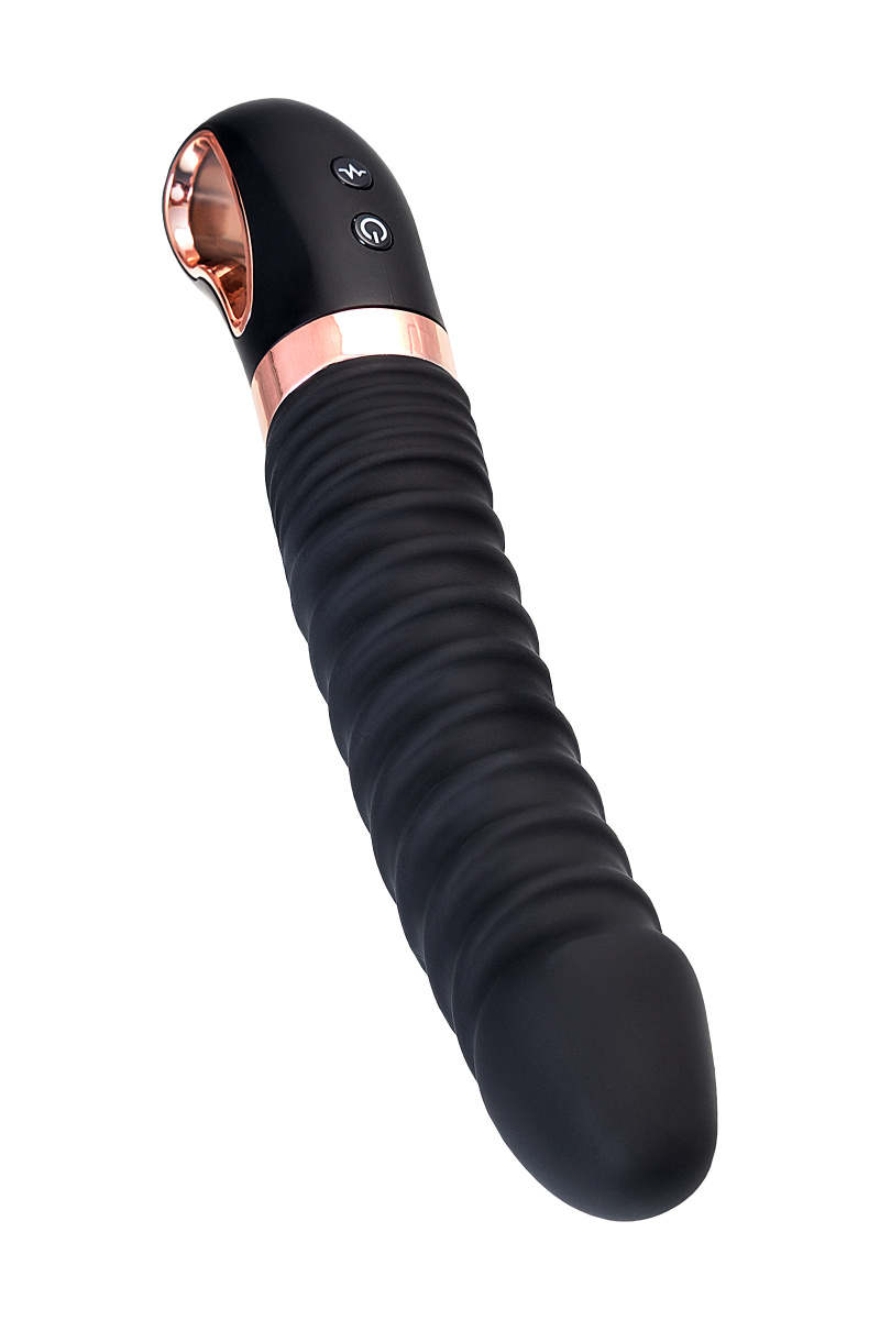 Нереалистичный вибратор WANAME D-SPLASH HURRICANE, силикон, черный, 22,5 см в магазине ESEXTOYS