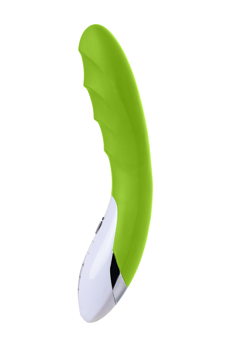 Вибратор Mystim Sassy Simon силиконовый, зеленый, 27 см в магазине ESEXTOYS