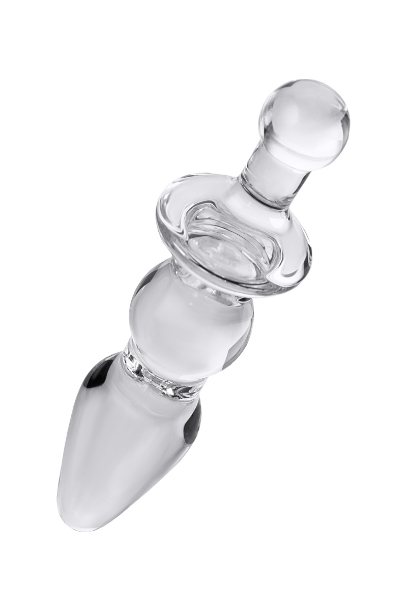 Анальная втулка Sexus Glass, стекло, прозрачная, 17 см, Ø 3,5 см в магазине ESEXTOYS