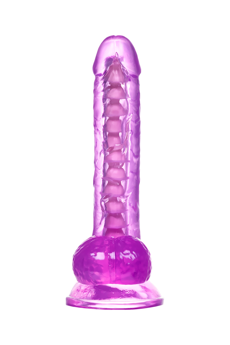 Реалистичный фаллоимитатор A-Toys by TOYFA Celiam, TPE, фиолетовый, 20,5 см в магазине ESEXTOYS