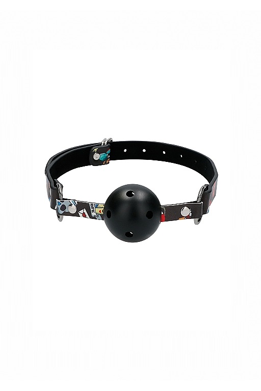 Кляп Breatheable Ball Gag Old School Tattoo Style в магазине ESEXTOYS