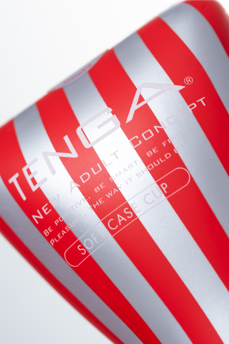 Нереалистичный мастурбатор TENGA  Soft Case Cup, TPE, белый, 15,5 см в магазине ESEXTOYS