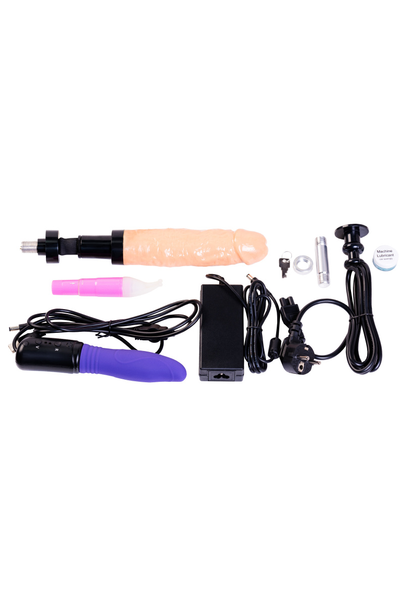Секс-чемодан Diva Wiggler, с двумя насадками, металл, розовый, 28 см в магазине ESEXTOYS