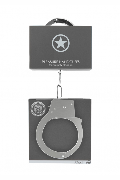Металлические наручники Pleasure Handcuffs в магазине ESEXTOYS