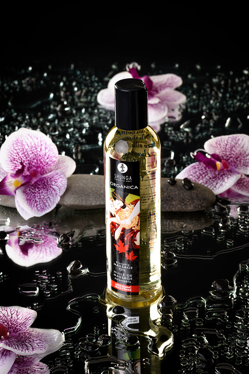 Масло для массажа Shunga Organica Maple Delight, возбуждающее, 240 мл в магазине ESEXTOYS