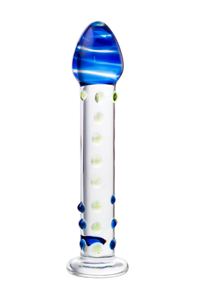 Нереалистичный фаллоимитатор Sexus Glass, стекло, прозрачный, 18 см в магазине ESEXTOYS