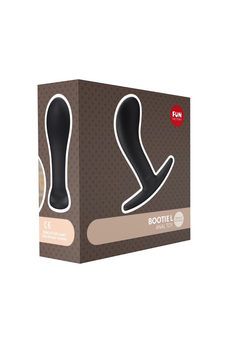 Анальный стимулятор Fun Factory BOOTIE LARGE, силикон, черный, 11 см в магазине ESEXTOYS