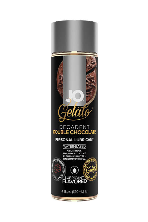 Вкусовой лубрикант "Яркий вкус двойного шоколада" / Gelato Decadent Double Chocolate 4oz - 120 мл. в магазине ESEXTOYS