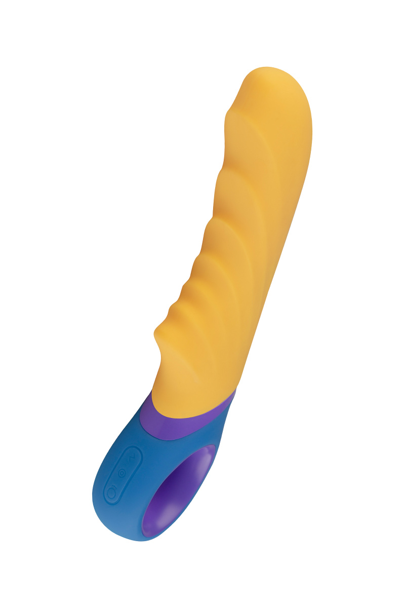 Нереалистичный вибратор PMV Tone - G-Spot, силикон, желтый, 23 см в магазине ESEXTOYS