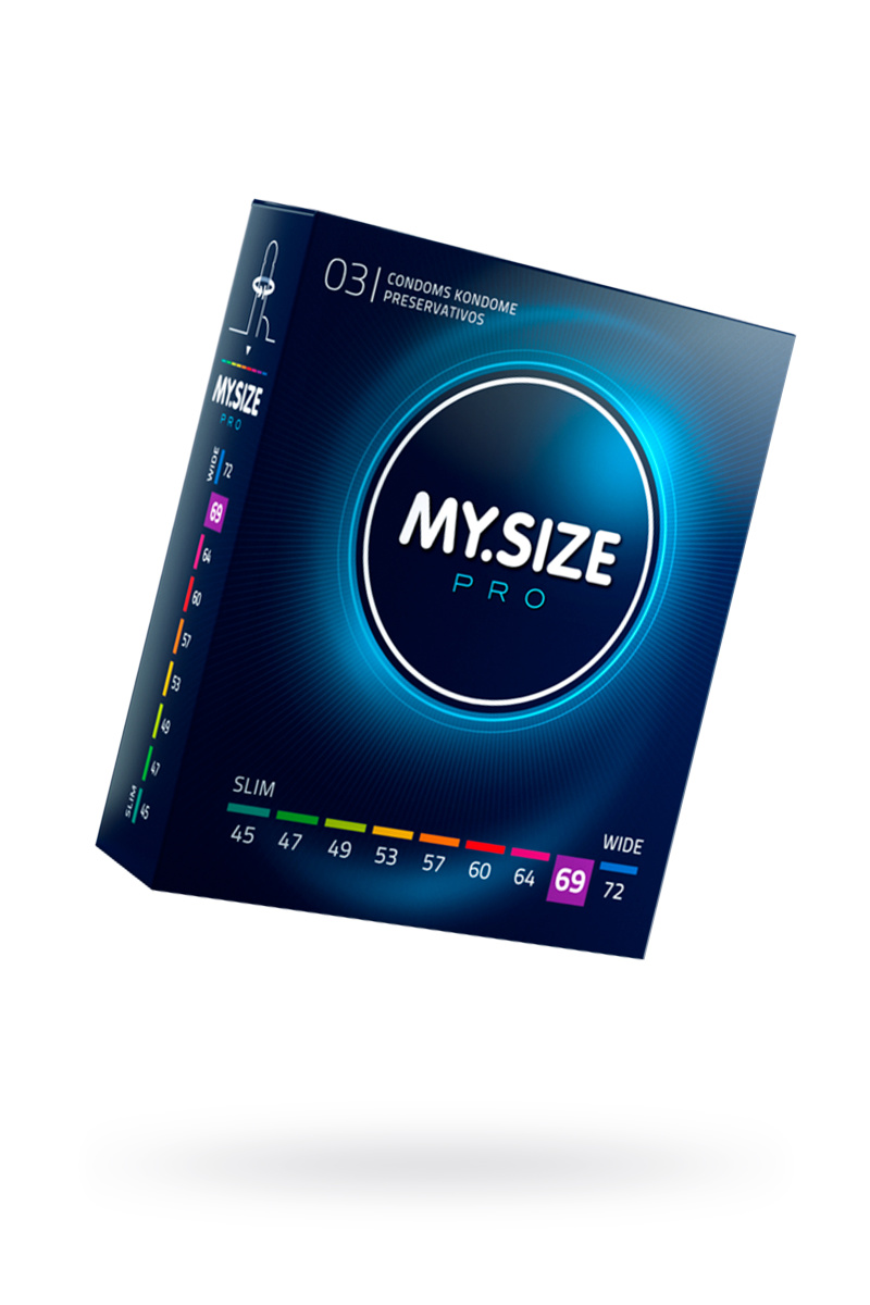 Презервативы My.Size, латекс, 22,3 см, 6,9 см, 3 шт. в магазине ESEXTOYS