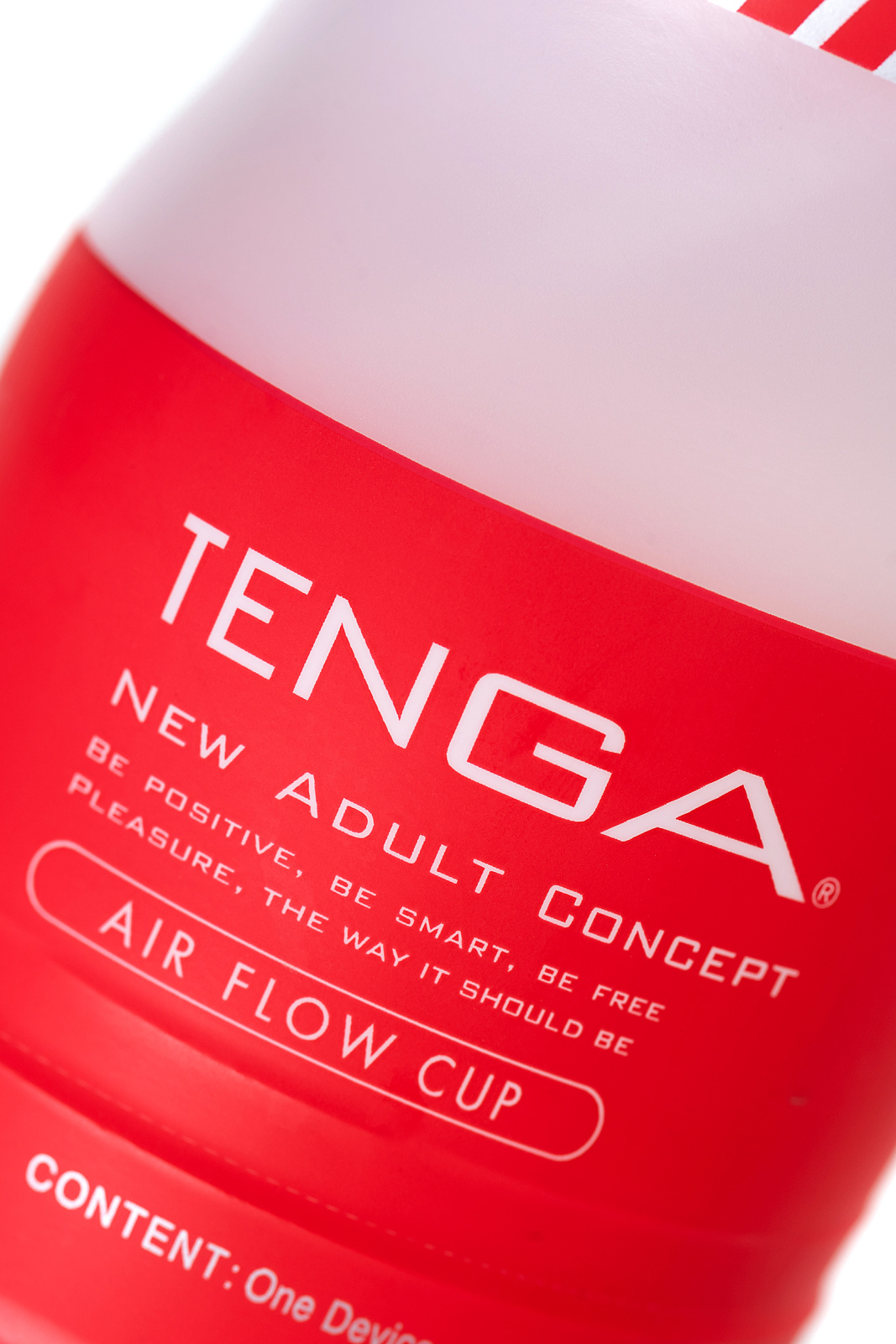 Нереалистичный мастурбатор TENGA  Air Flow Cup, TPE, белый,  15,5 см в магазине ESEXTOYS