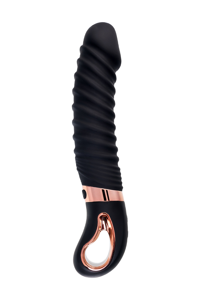 Нереалистичный вибратор WANAME D-SPLASH HURRICANE, силикон, черный, 22,5 см в магазине ESEXTOYS
