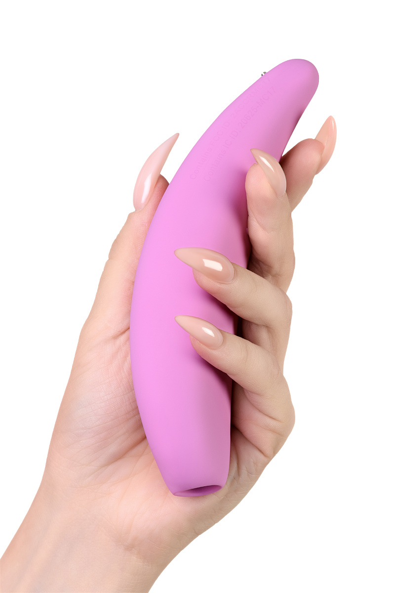Вакуум-волновой бесконтактный стимулятор клитора Satisfyer Curvy 3+, силикон, розовый, 14,5 см. в магазине ESEXTOYS