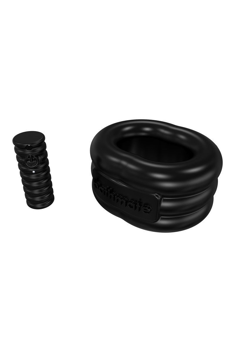 Виброкольцо на пенис Bathmate Stretch, elastomex, черный, Ø5 см в магазине ESEXTOYS