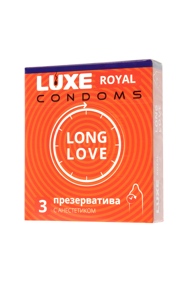 Презервативы Luxe, royal, long love, 18 см, 5,2 см, 3 шт. в магазине ESEXTOYS