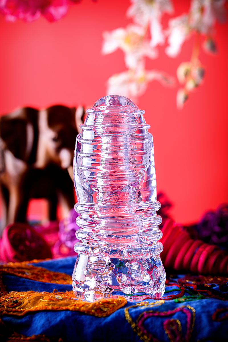 Мастурбатор нереалистичный Lingam by TOYFA  Savitri, TPE, прозрачный, 14 см в магазине ESEXTOYS