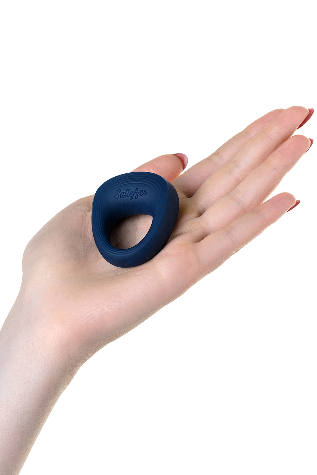 Эрекционное кольцо на пенис Satisfyer Rings, силикон, синий 5,5 см. в магазине ESEXTOYS