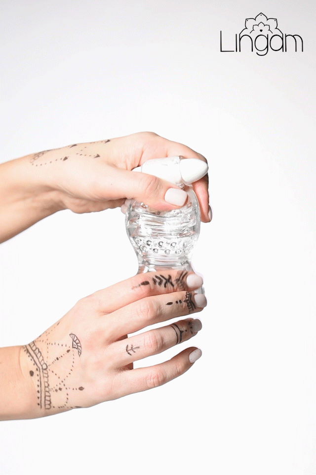 Мастурбатор нереалистичный Lingam by TOYFA  Shakti, TPE, прозрачный, 9 см в магазине ESEXTOYS