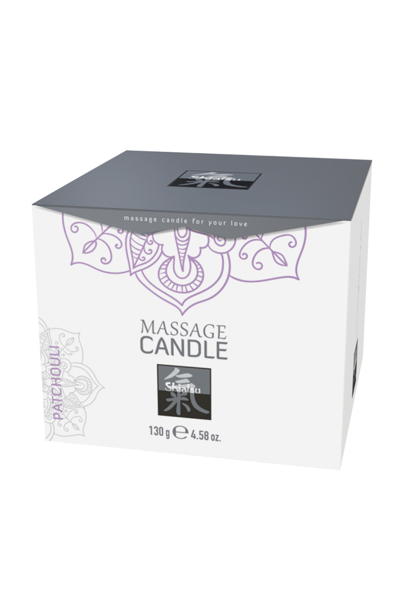 Массажная свеча HOT Shiatsu с ароматом Пачули, 130 мл в магазине ESEXTOYS