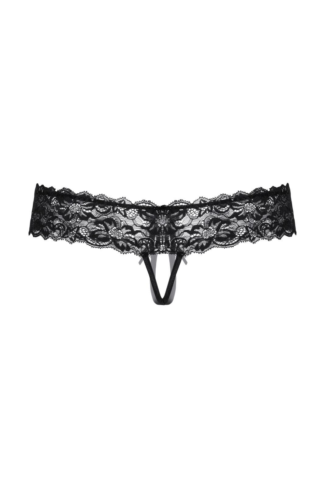 Трусики из кружева SoftLine Collection, черный, S/M в магазине ESEXTOYS