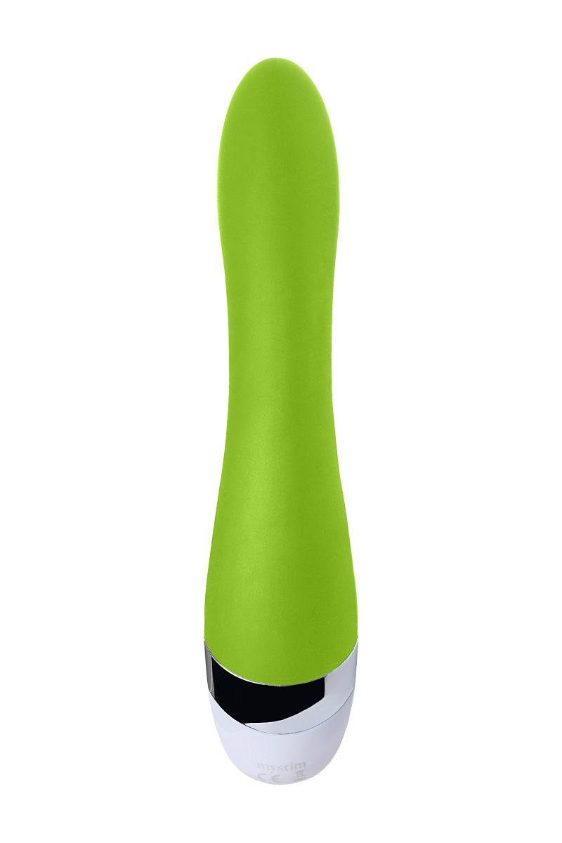 Вибратор Mystim Sassy Simon силиконовый, зеленый, 27 см в магазине ESEXTOYS