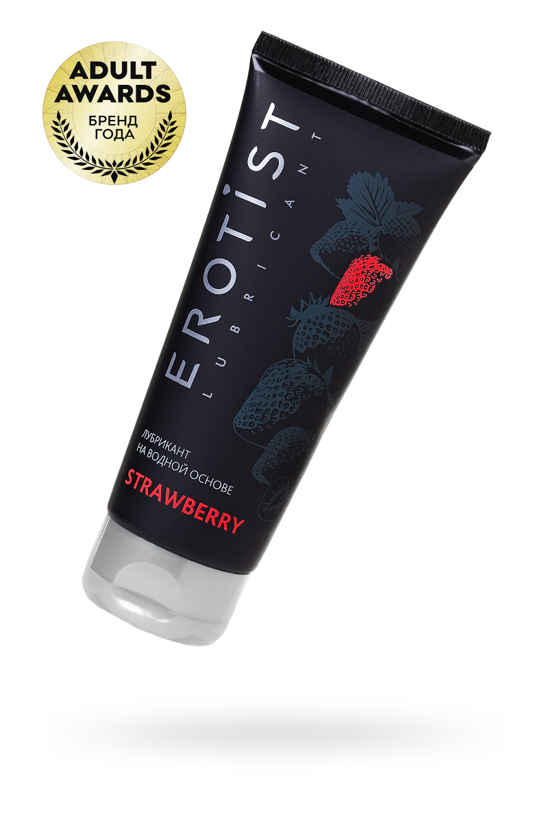 Лубрикант Erotist на водной основе STRAWBERRY, с ароматом клубники, 100 мл в магазине ESEXTOYS