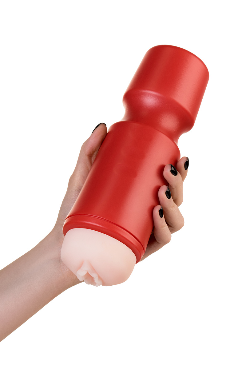 Мастурбатор вагина TOYFA  A-Toys Denna, TPE, красный, 24 см в магазине ESEXTOYS