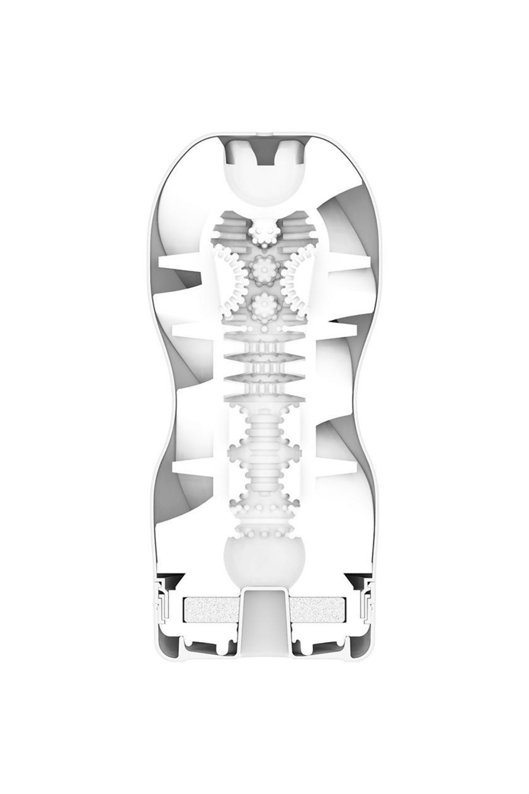 Нереалистичный мастурбатор TENGA  Air Flow Cup, TPE, белый,  15,5 см в магазине ESEXTOYS