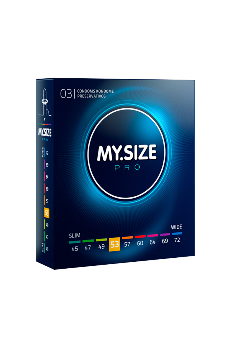 Презервативы My.Size, латекс, 17,8 см, 5,3 см, 3 шт. в магазине ESEXTOYS