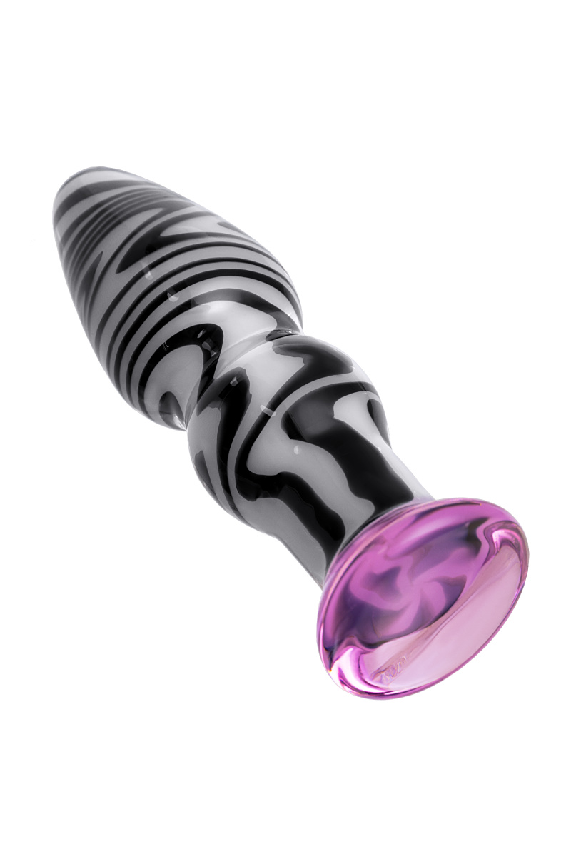 Анальная втулка Sexus Glass, стекло, белый, 12,5 см, Ø 3,5 см в магазине ESEXTOYS