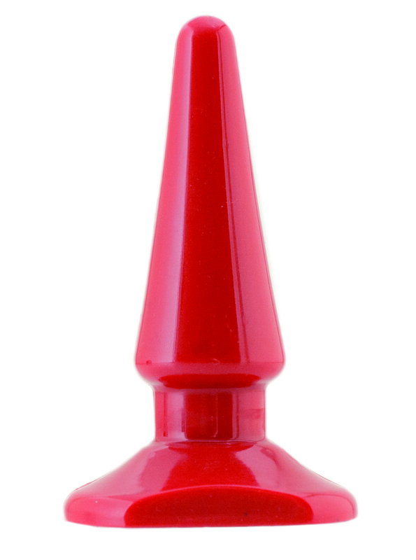 Анальная втулка Black & Red by TOYFA, ПВХ, красная, 10 см, Ø 3 см в магазине ESEXTOYS