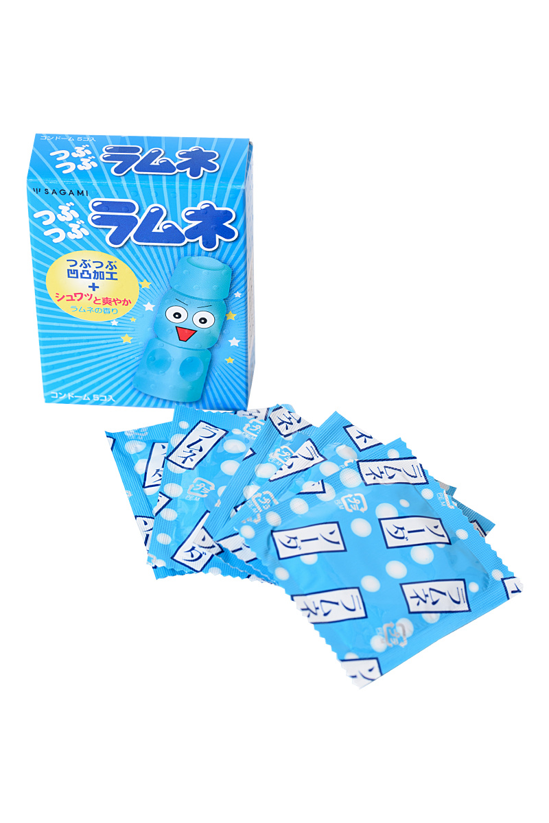 Презервативы Sagami, lemonade, латекс, 19 см, 5,5 см, 5 шт. в магазине ESEXTOYS