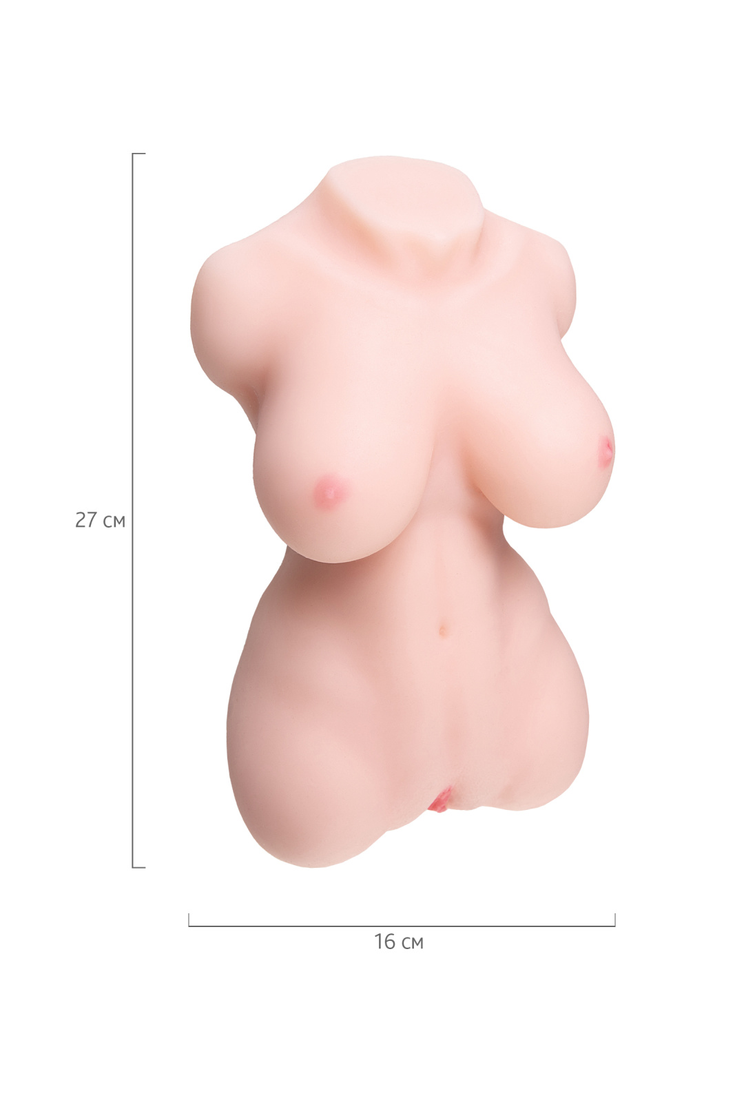 Мастурбатор реалистичный TOYFA Juicy Pussy, Heart stealer, TPE, телесный в магазине ESEXTOYS